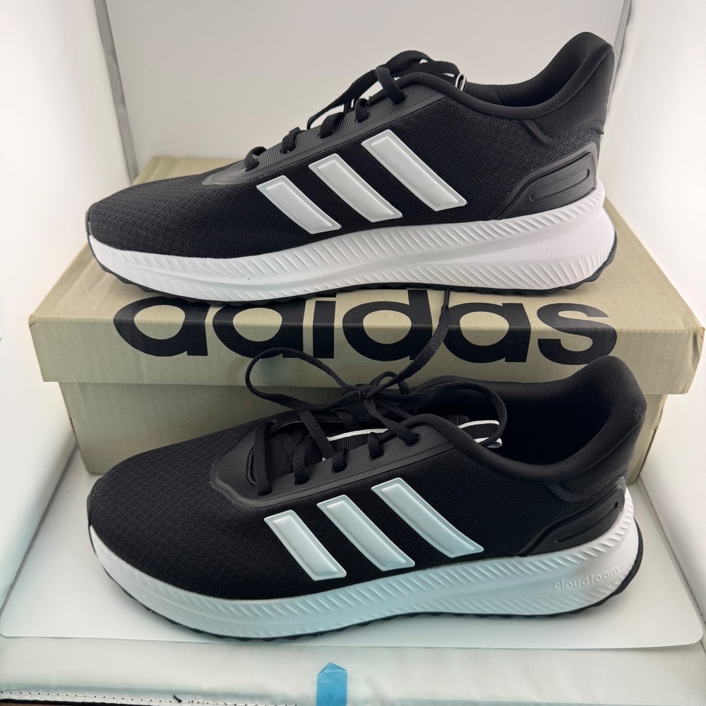 Adidas X_PLRPATH Running Shoes Mens 10 Black White ID0468 Cloudfoam Sneakers